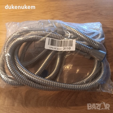 Гъвкав душ маркуч 3 м – противоусукващ, неръждаема стомана, снимка 11 - Смесители - 53229295