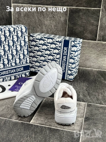 Christian Dior Дамски Бели Маратонки👟Дамски Спортни Обувки В Бял Цвята Кристиян Диор Код E1064, снимка 3 - Маратонки - 52206991