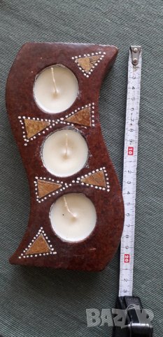 Свещички в поставка, снимка 1