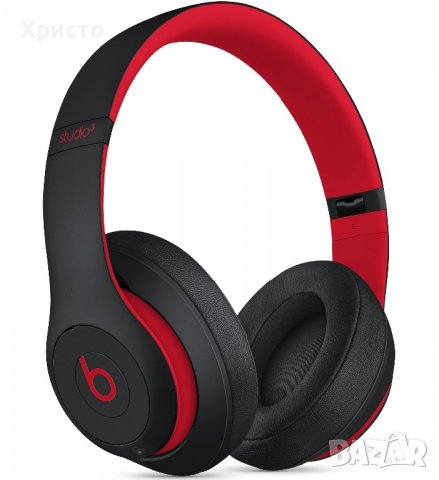 НОВИ!!! Слушалки Beats Studio3 Wireless, Over-Ear, Decade Collection, Defiant Black-Red , снимка 2 - Безжични слушалки - 39707045