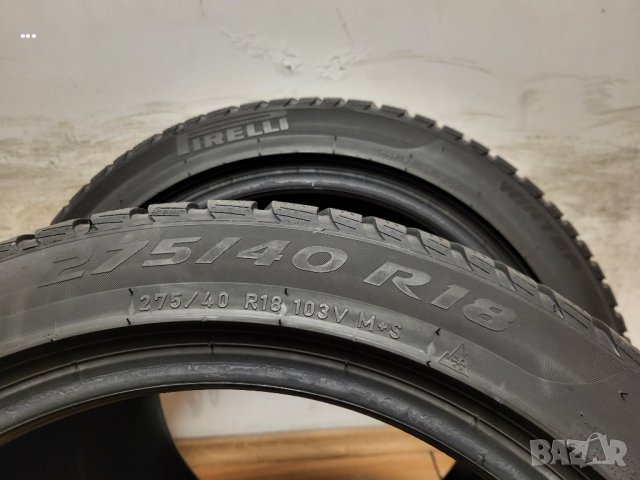 2 бр. 275/40/18 Pirelli 2022 г. / зимни гуми , снимка 6 - Гуми и джанти - 44004060