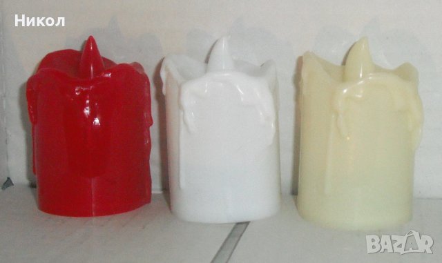 LED свещи, 3 цвята., снимка 2 - Декорация за дома - 38334255