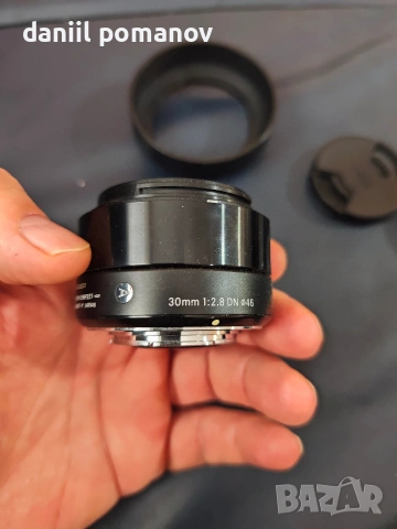 Sigma 30/2.8 за micro 4/3 Olympus/Panasonic, снимка 4 - Обективи и филтри - 53484759