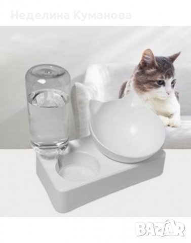❌ Подвижна хранилка за котки и кучета с резервоар за вода 500мл. ❌, снимка 5 - За котки - 39633010