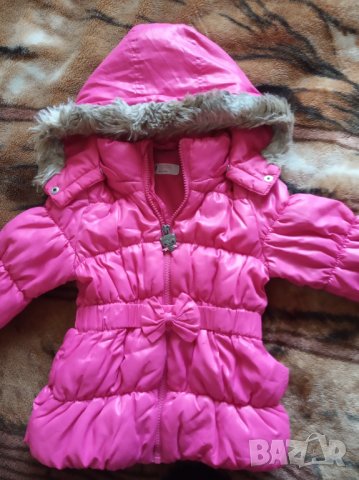 Цикламено зимно яке HM, снимка 3 - Бебешки якета и елеци - 28781426