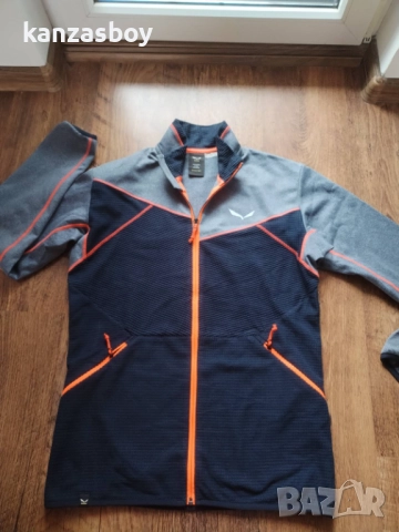 Salewa Puez Hybrid PL M FZ - страхотно мъжко горнище КАТО НОВО М, снимка 6 - Спортни дрехи, екипи - 52512486