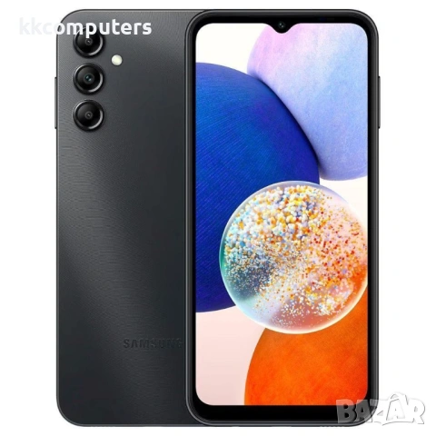 Лентов кабел Бутон включване за Samsung A14 / 4G/5G / Черен / Баркод : 116795