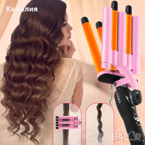 Тройна ретро преса за къдрене на косата -14.00€, снимка 7 - Преси за коса - 42978683