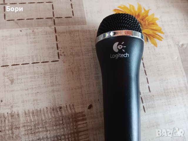 Logitech Microphone Model A-0060A USB Black Konami - Tested, снимка 2 - Микрофони - 43042891