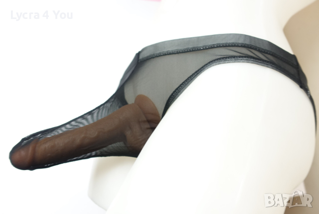 М и XL черни мъжки тюлени прозиращи слипове с дебел хобот, снимка 11 - Бельо - 44867802