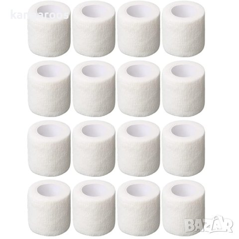 16 ролки самозалепващ бинт (Кобан) Kindmax Lap 7.5 см х 4.5м