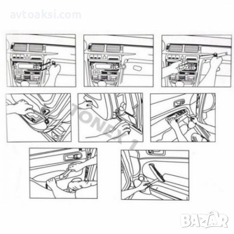 КОМПЛЕКТ ИНСТРУМЕНТИ ЗА ДЕМОНТАЖ ИНТЕРИОРНИ, снимка 3 - Аксесоари и консумативи - 38639994