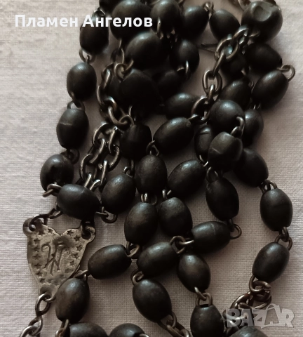 Антична Рядка католическа броеница - кулие. , снимка 4 - Антикварни и старинни предмети - 52620472