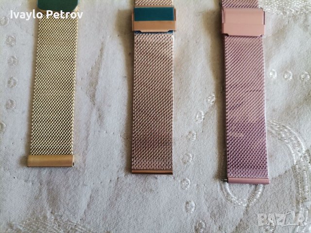 Метална верижка / каишка, стил Milanese - 20 / 22 мм. /HUAWEI GT, GT 2,PRO,WATCH 3 / GALAXY 1,2,3,4, снимка 14 - Каишки за часовници - 32452344