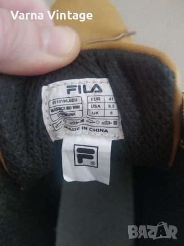Туристически oбувки FILA Maverick Mid FFW0219.70010 Жълт, снимка 8 - Мъжки боти - 53040755