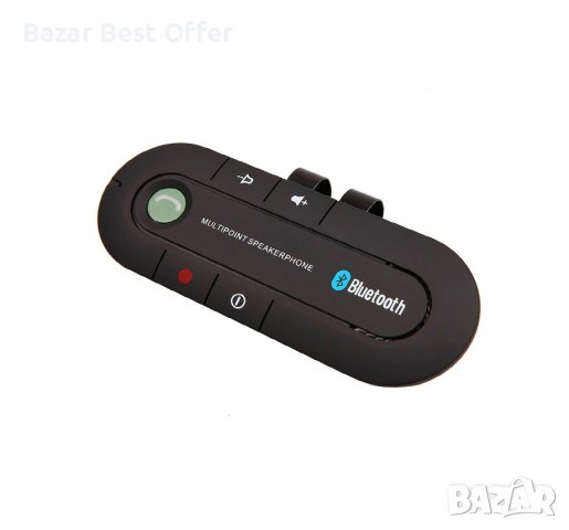 Bluetooth Hands Free Car Kit - Хендс фрий комплект , снимка 4 - Аксесоари и консумативи - 36910838