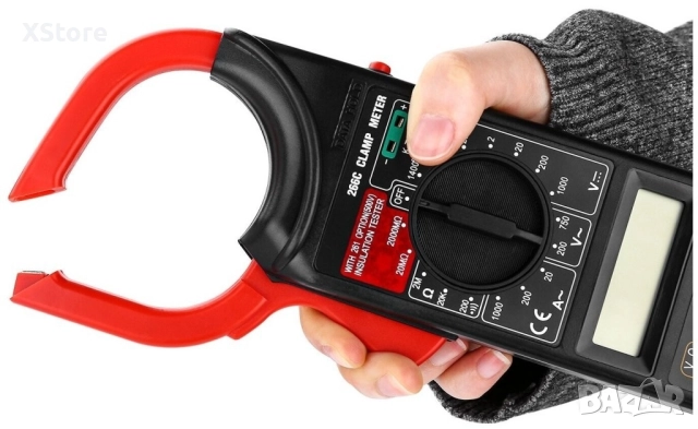 Цифров мултимер с амперклещи и дисплей, модел DT-266C, снимка 4 - Друга електроника - 52588802