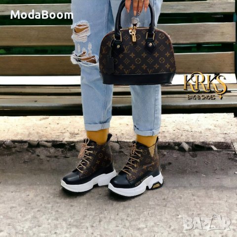 💥Louis Vuitton уникални луксозни дамски комплекти💥, снимка 7 - Маратонки - 43420503