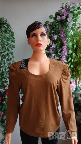 Дамски блузи с буфон ръкав., снимка 7 - Блузи с дълъг ръкав и пуловери - 51925206