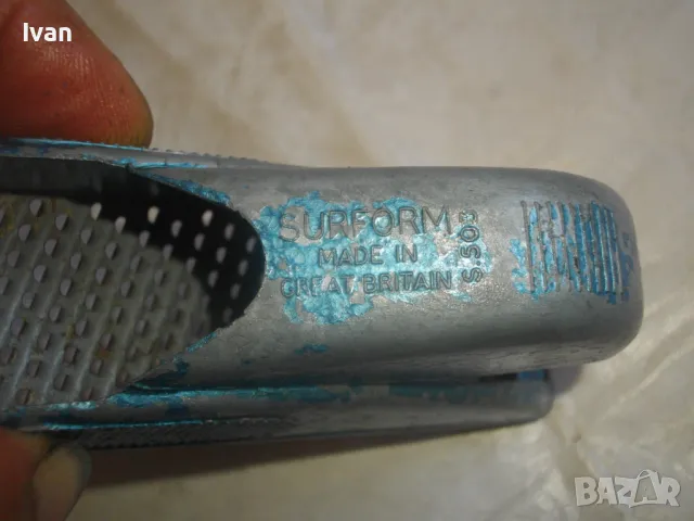 Английско Мини Микро Ръчно РЕНДЕ за Гипсокартон и гипсови мазилки SURFORM S503 Made in GREAT BRITAIN, снимка 14 - Други инструменти - 47459436