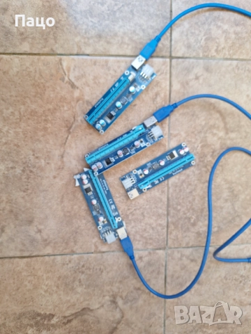 PTSAYING PCI-E 1X TO 16X VER 006C  /4 Броя/, снимка 10 - Други - 52977218