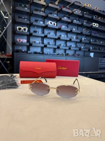 очила с черен обикновен калъф и ув защита cartier gucci fendi , снимка 6 - Слънчеви и диоптрични очила - 51896834