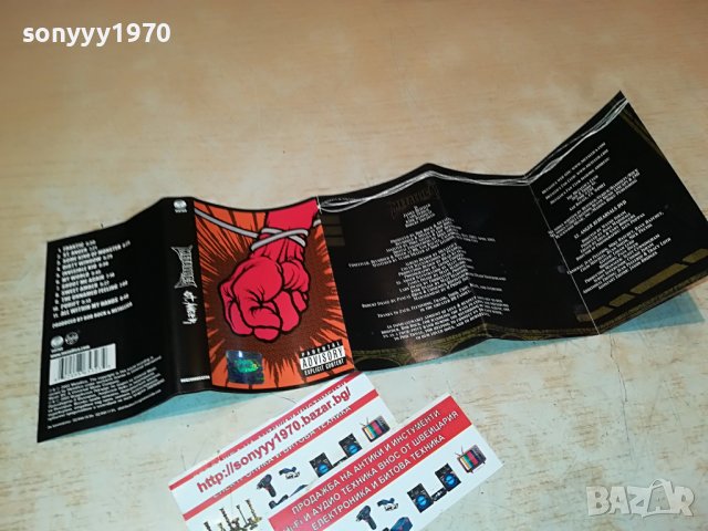 *METALLICA-ORIGINAL-КАСЕТА 2806222016, снимка 11 - Аудио касети - 37229611
