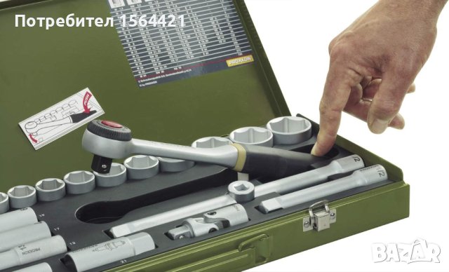 гедоре, гидория 1/2” PROXXON 29 ч., ключ,  Германия, снимка 2 - Куфари с инструменти - 26297166