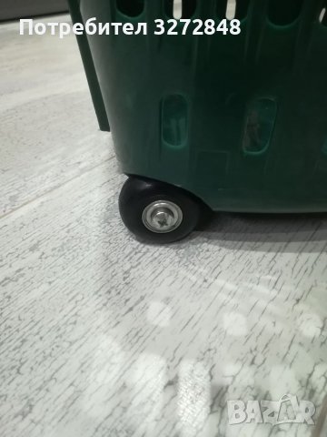 Пластмасов кош на колелца с телескопична дръжка , снимка 10 - Други стоки за дома - 39821328