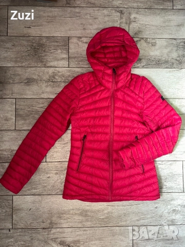 Страхотно вталено яке с качулка, S, снимка 4 - Якета - 51952350