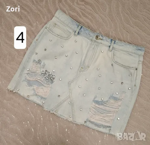 Дънкови поли , снимка 12 - Поли - 41435440