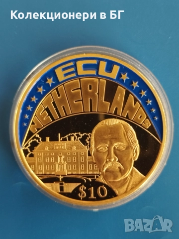 ГОЛЯМА ‼ПОЗЛАТЕНА‼ ВЪЗПОМЕНАТЕЛНА МОНЕТА - ЛИБЕРИЯ, снимка 2 - Нумизматика и бонистика - 52803131