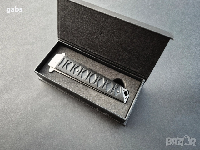 Сгъваем нож BRUTALICA BADYUK Tanto Black Stonewash, снимка 11 - Ножове - 52923062