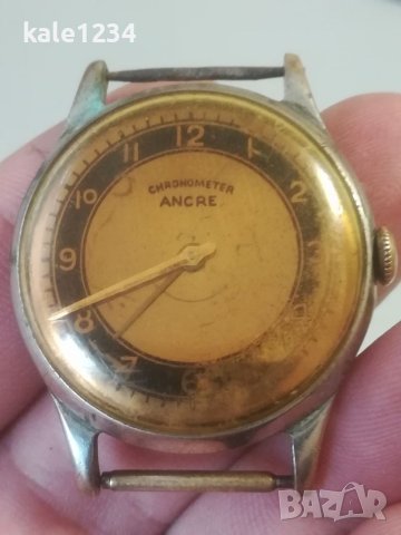 Часовник Chronometer ANCRE. Vintage watch. Швейцарски механизъм. Military watch. Военен. Мъжки , снимка 9 - Мъжки - 40588080