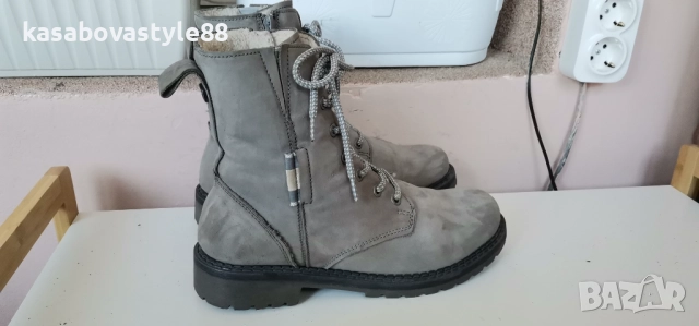 Ботуши Tamaris 40н.Естествена кожс, снимка 4 - Дамски ботуши - 52787595