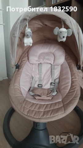  Електрическа люлка-шезлонг KIKKA BOO CODIE BEIGE, снимка 6 - Детски шезлонги - 51092090