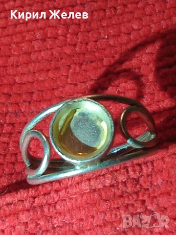 Стар СРЕБЪРЕН АЖУРЕН РЕТРО АРТ ПРЪСТЕН ВИСОКА ПРОБА СРЕБРО с ГНЕЗДО За ВГРАЖДАНЕ на КАМЪК 40545, снимка 17 - Антикварни и старинни предмети - 42762975