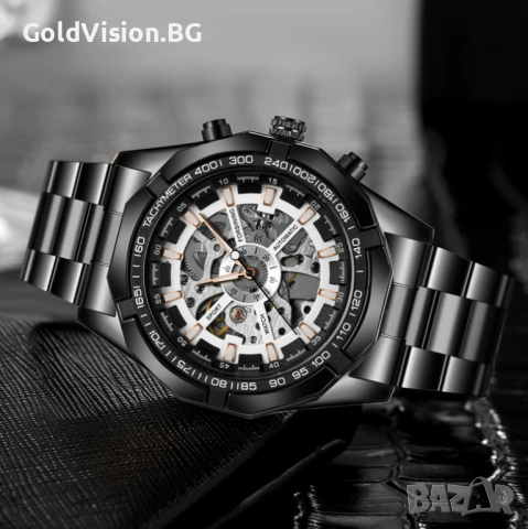 Автоматичен мъжки часовник FORSINING 8042 + ПОДАРЪК, снимка 3 - Мъжки - 53179257