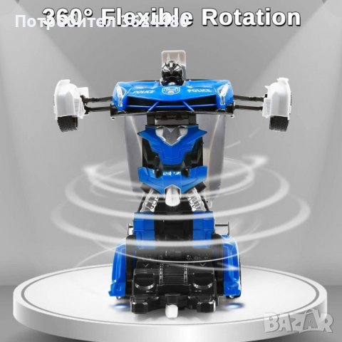 ТРАНСФОРМЪР КОЛА РОБОТ С ДИСТАНЦИОННО, снимка 8 - Коли, камиони, мотори, писти - 39994256