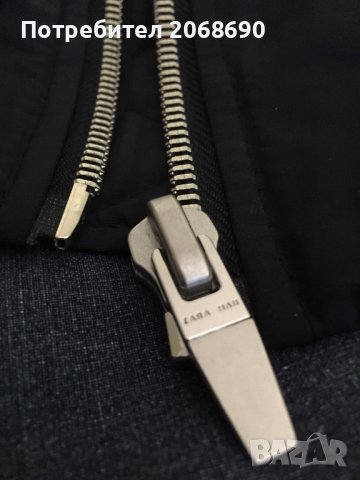 Ватирано пилотско яке ZARA MAN размер S, снимка 3 - Якета - 43096267