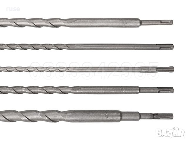 НОВИ! SDS-Plus свредла за бетон, камък, тухла / 600mm / 5 части, снимка 7 - Други инструменти - 37963250