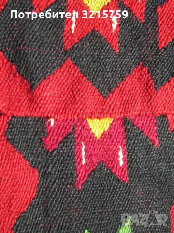 1860 рядък Тетевенски вълнен килим,модел Софрата двулицев 4.20 х 2.30м., снимка 11 - Антикварни и старинни предмети - 48387774