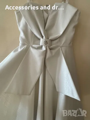 Официална бяла рокля Lucy, снимка 1