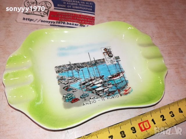 ANZIO IL PORTO ITALY-ПЕПЕЛНИК ОТ ИТАЛИЯ 2801241711, снимка 6 - Антикварни и старинни предмети - 44016448