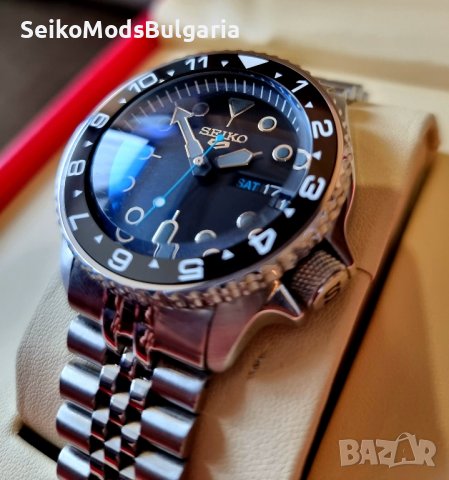 Seiko SKX Black&Silver Mod, снимка 6 - Мъжки - 42960819