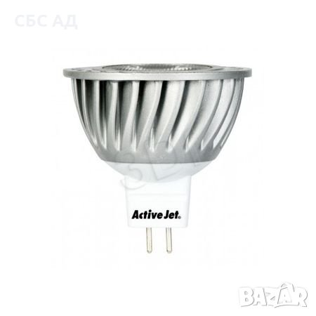 Крушка LED ActiveJet AJE-P1353C, GU5.3, 3.5W, студено бяла, снимка 2 - Крушки - 27838607