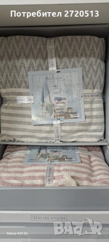 Декоративно покривало IRINA HOME – Pique, снимка 2 - Покривки за легло - 53191073