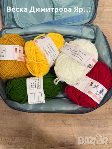 Комплект аксесоари за плетене, 58 части, алуминиеви куки – Пълен сет за начинаещи и напреднали, снимка 12 - Други стоки за дома - 53163231