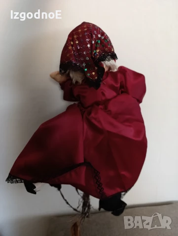 Голяма баба Яга вещица , снимка 4 - Декорация за дома - 50561235