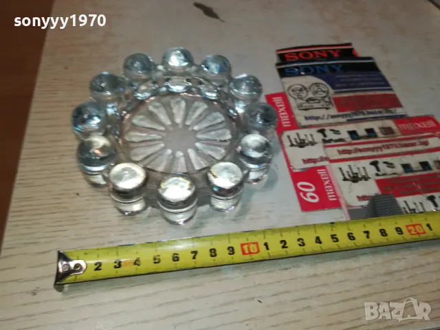 КРАСИВ СТЪКЛЕН ПЕПЕЛНИК 1405251147, снимка 15 - Антикварни и старинни предмети - 50282937